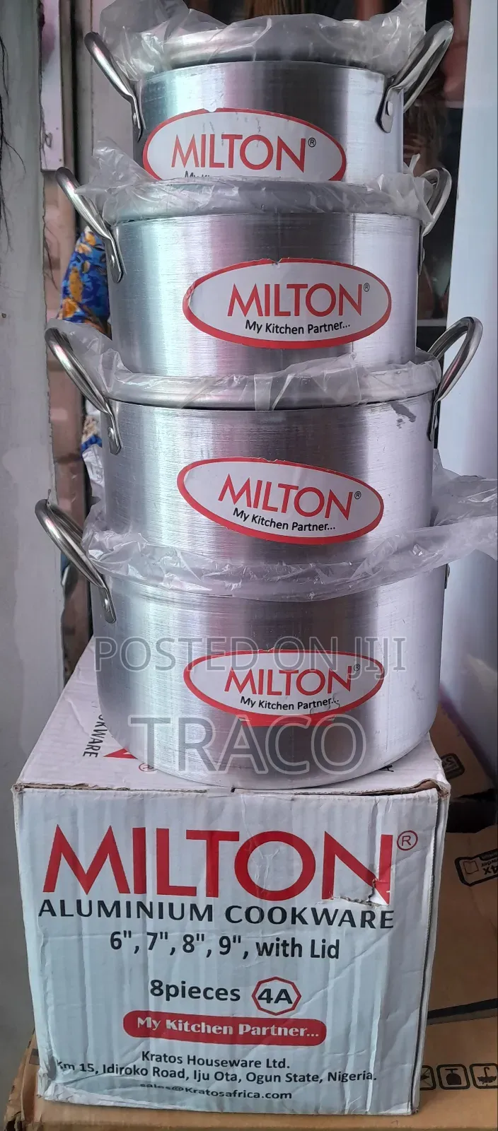 Milton Aluminum Pots