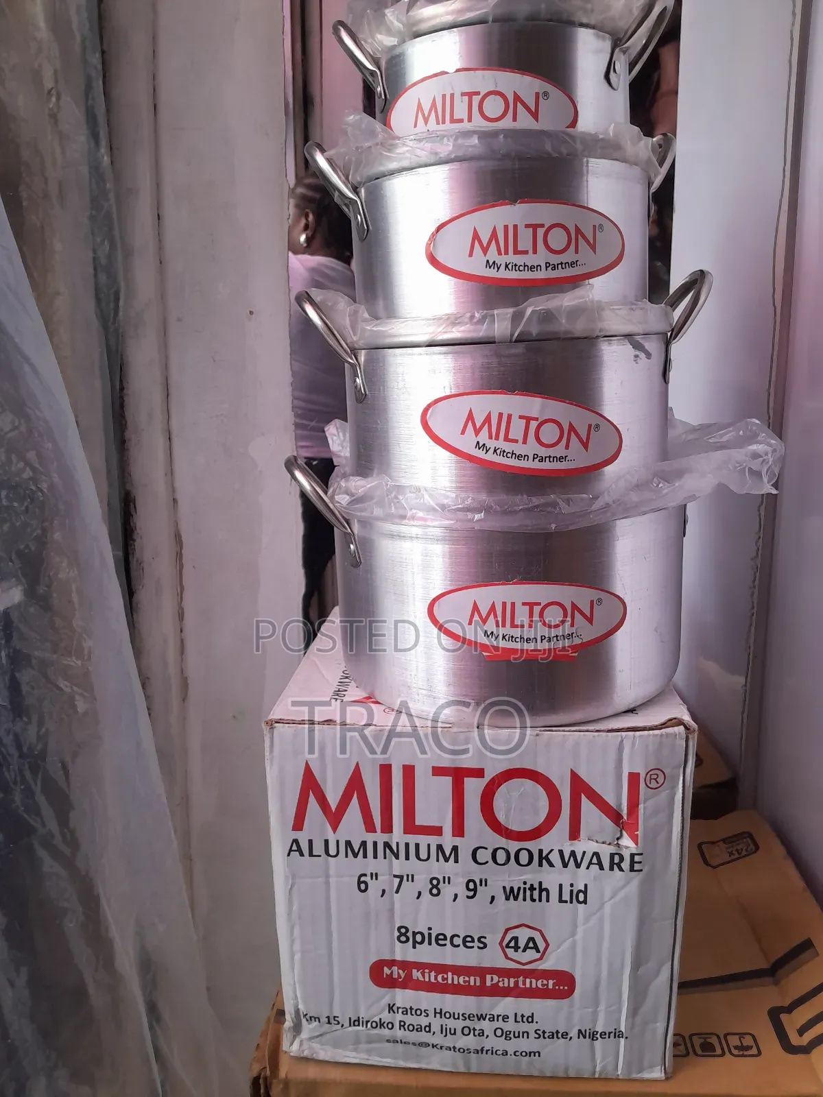 Milton Aluminum Pots