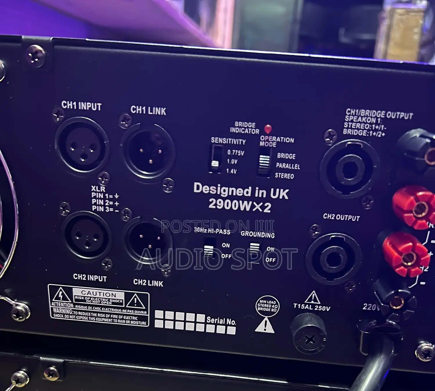 Original ACCORD XD-5800 Professional Amplifier