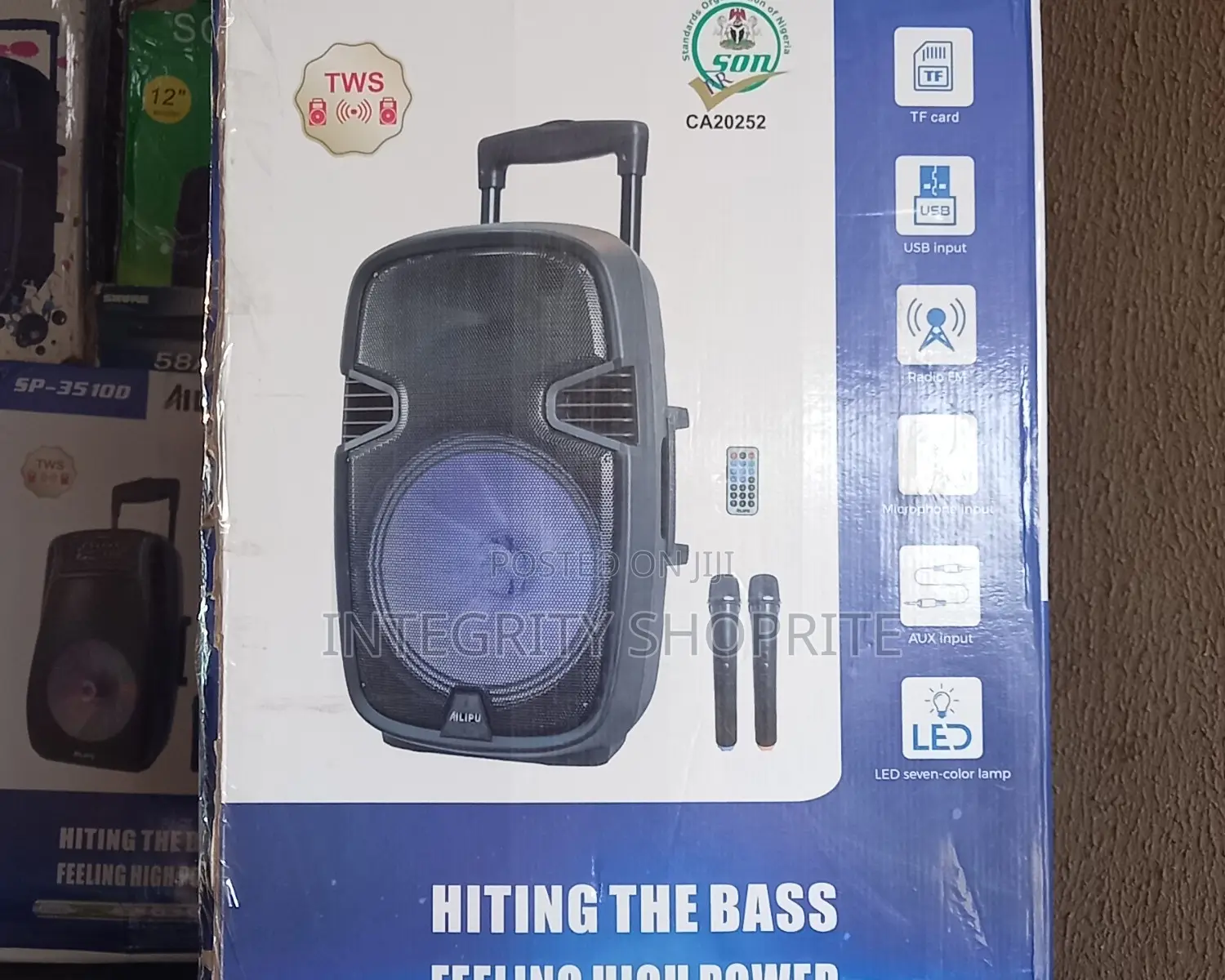 Ailiup Address System With 2 Micro Phone Wireless SP-35110