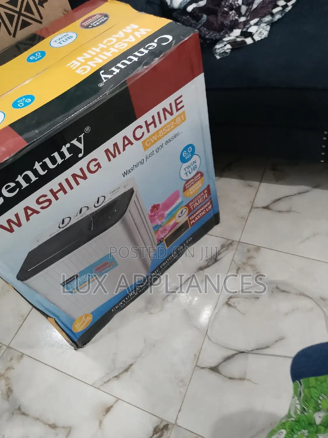 Century 6kg Twin Tub Washing Machine | CW-8522-B