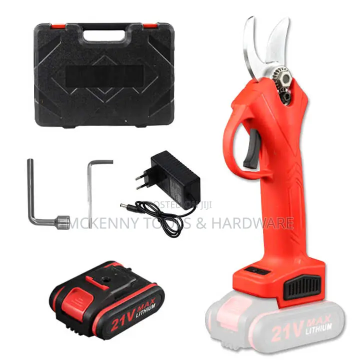 Red Cordless Scissors For Household Garden Pruning Cutter,