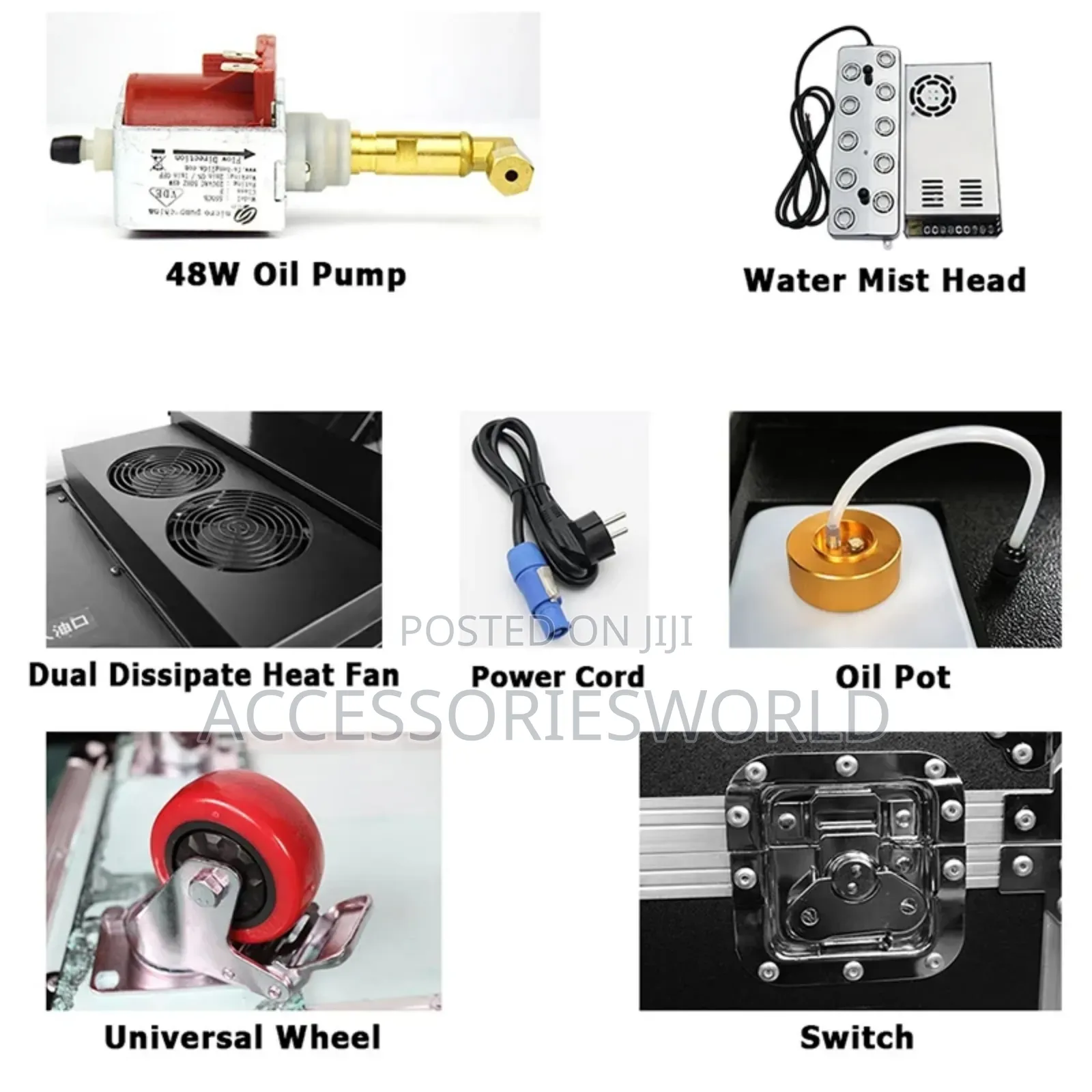 Double Tube 3000W Water Base Fog Machine