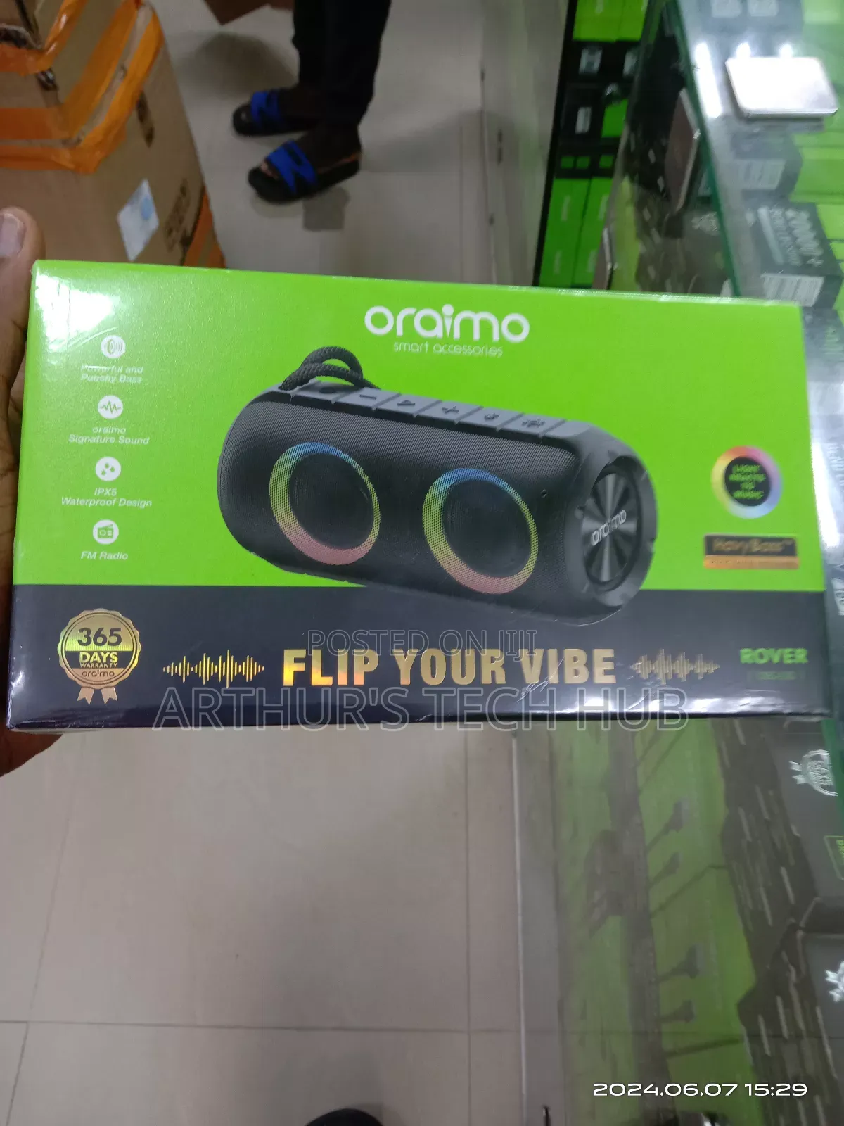 Oraimo Rover 12w Fm Wireless Speaker