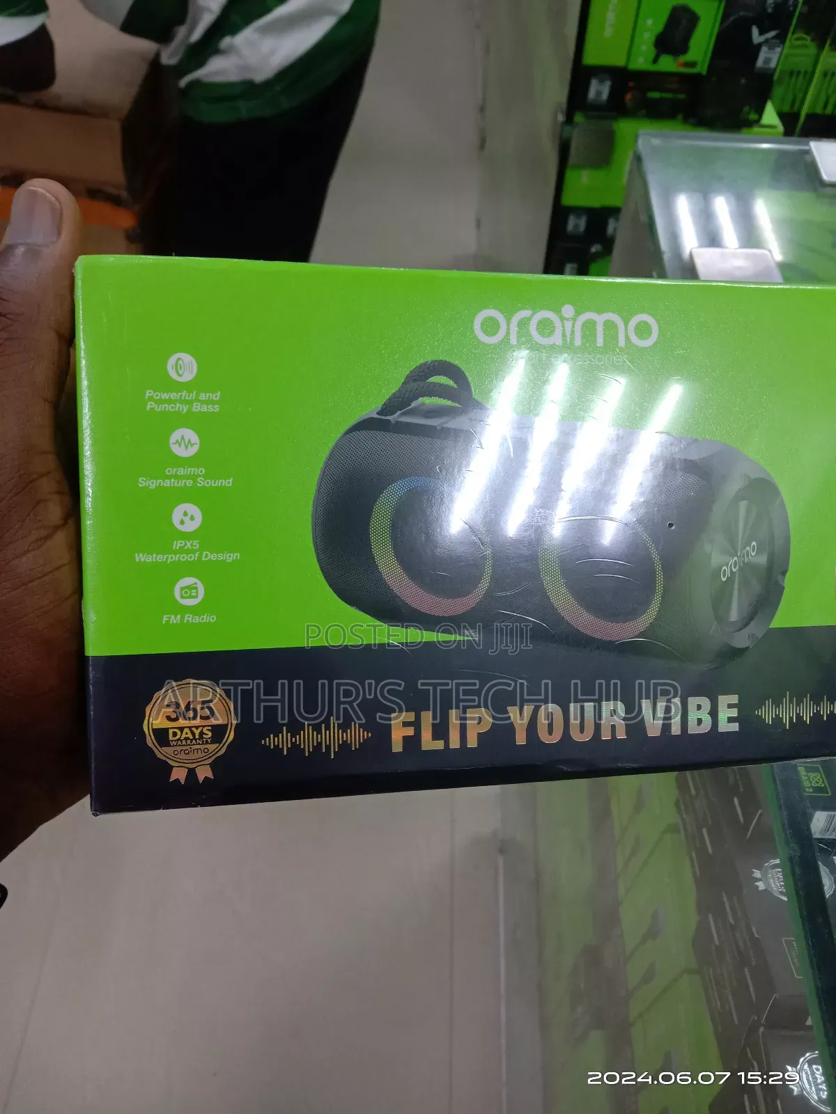 Oraimo Rover 12w Fm Wireless Speaker