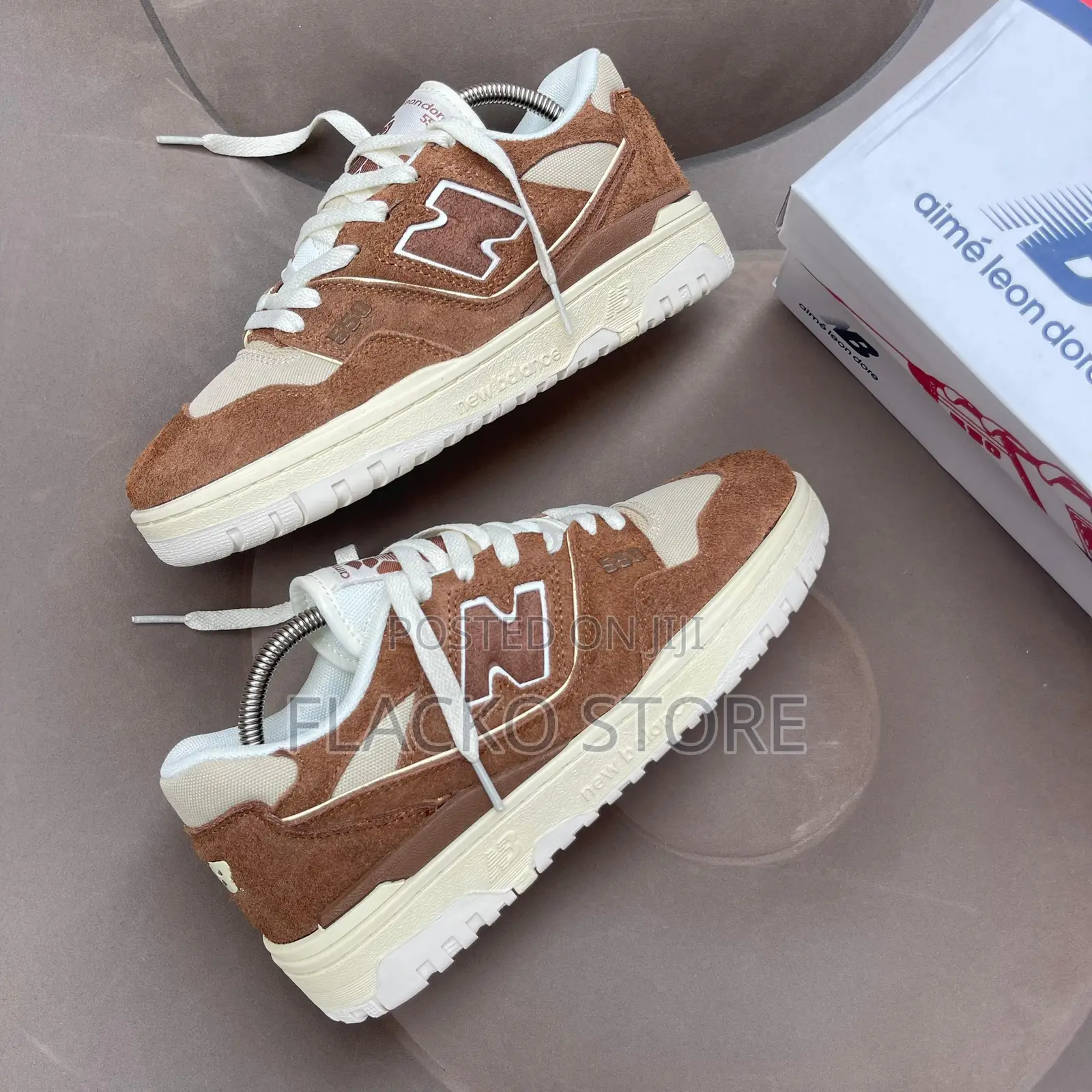 Original New Balance 550 X Aime Leon Dore Brown Sneakers