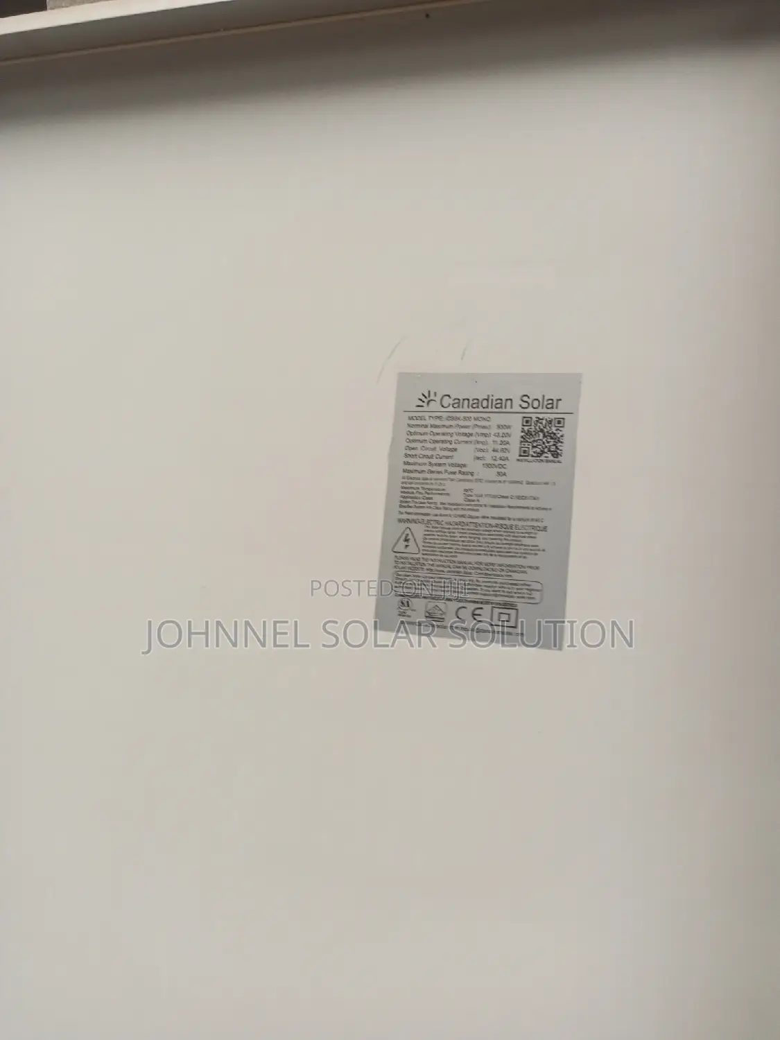 500W 120C Canadian Solar Panel