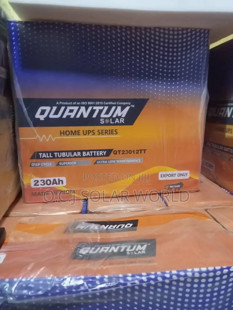 Quantum Tubular Battery 230ah