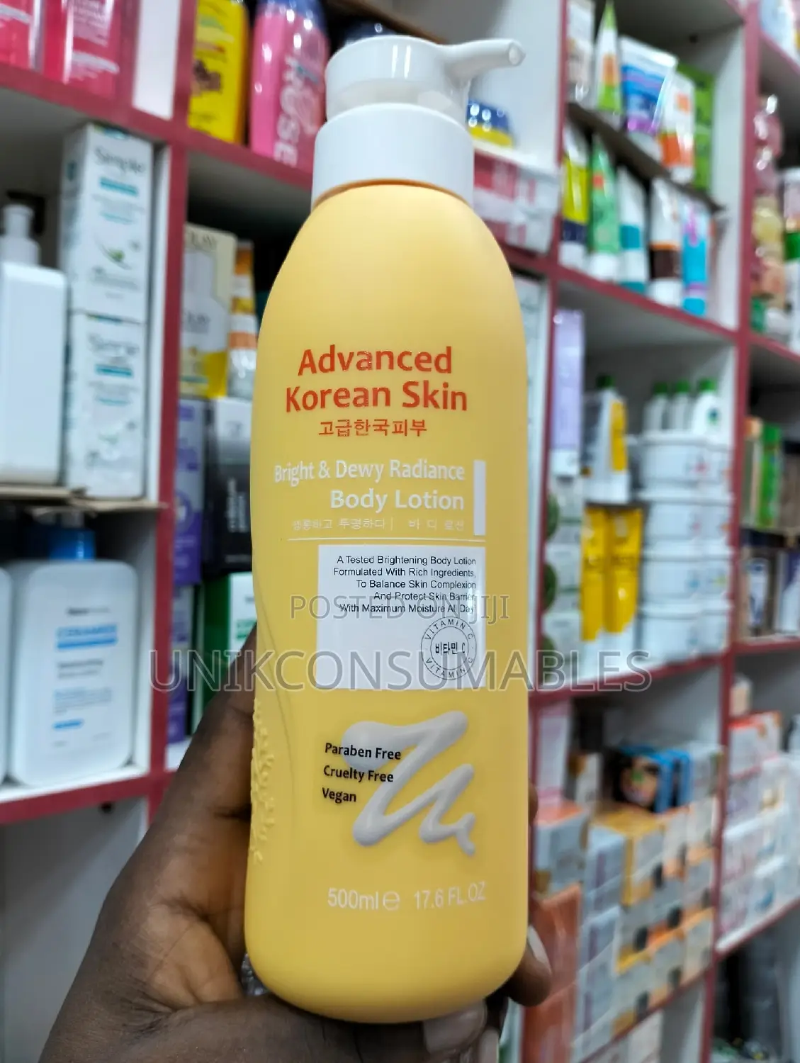 Advanced Korean Skin Bright Dewy Radiance Body Lotion Is