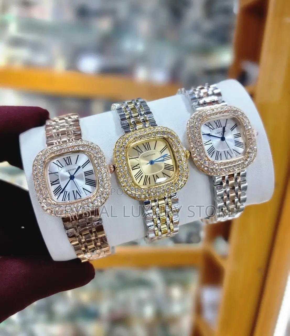 Affordable Cartier Ladies Chain Wristwatch