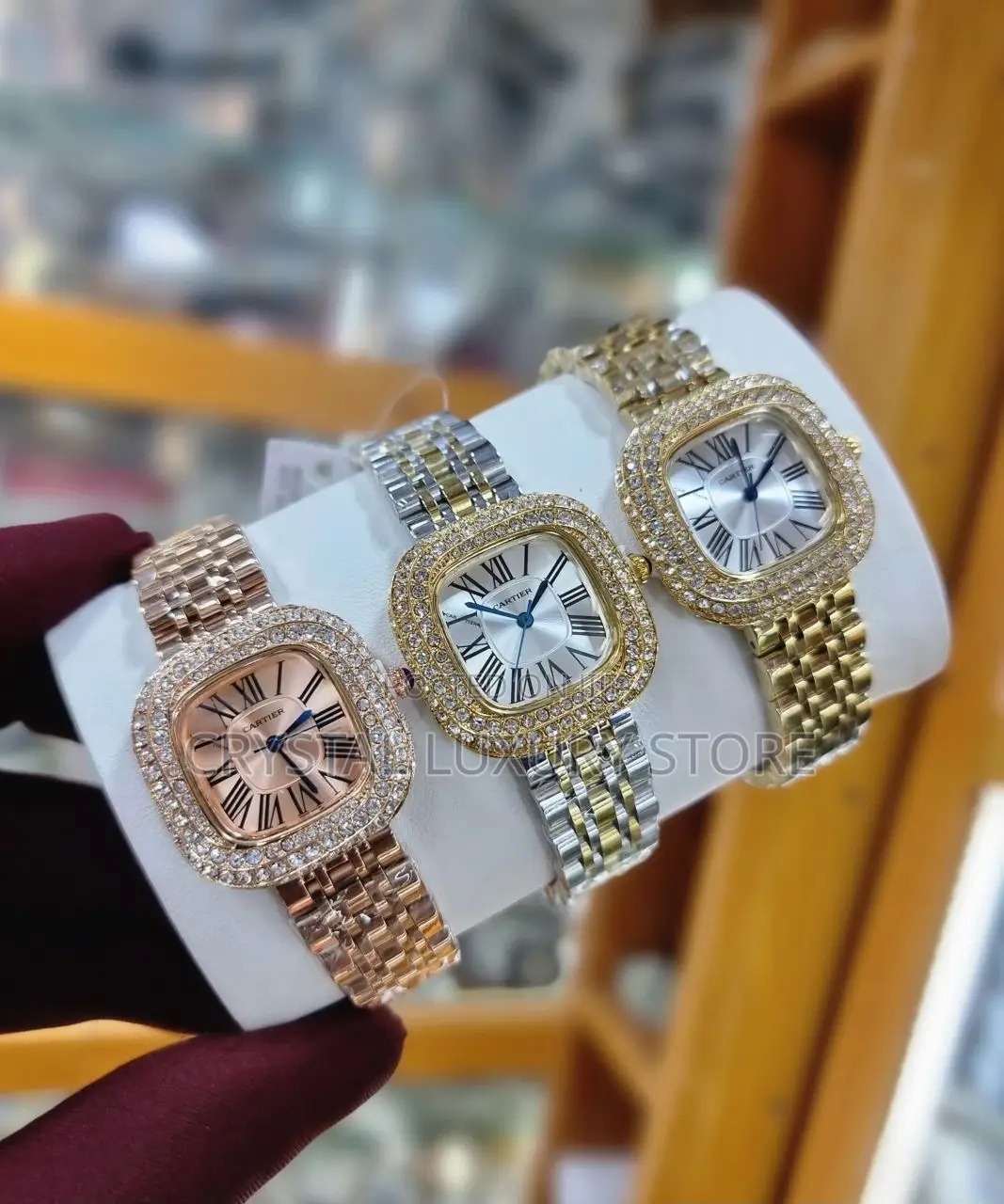 Affordable Cartier Ladies Chain Wristwatch