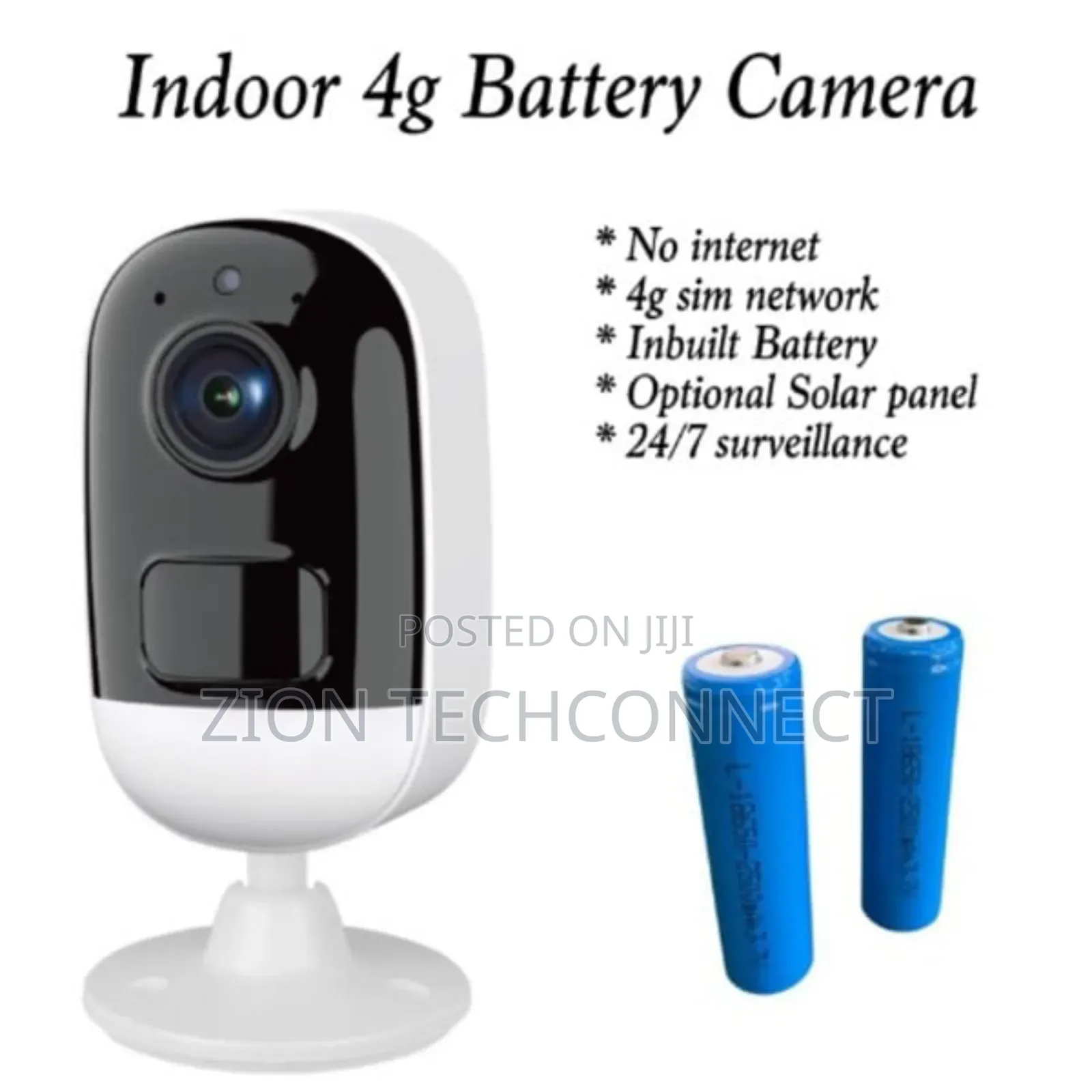 Indoor 4G Battery/Solar Security and Surveillance Camera