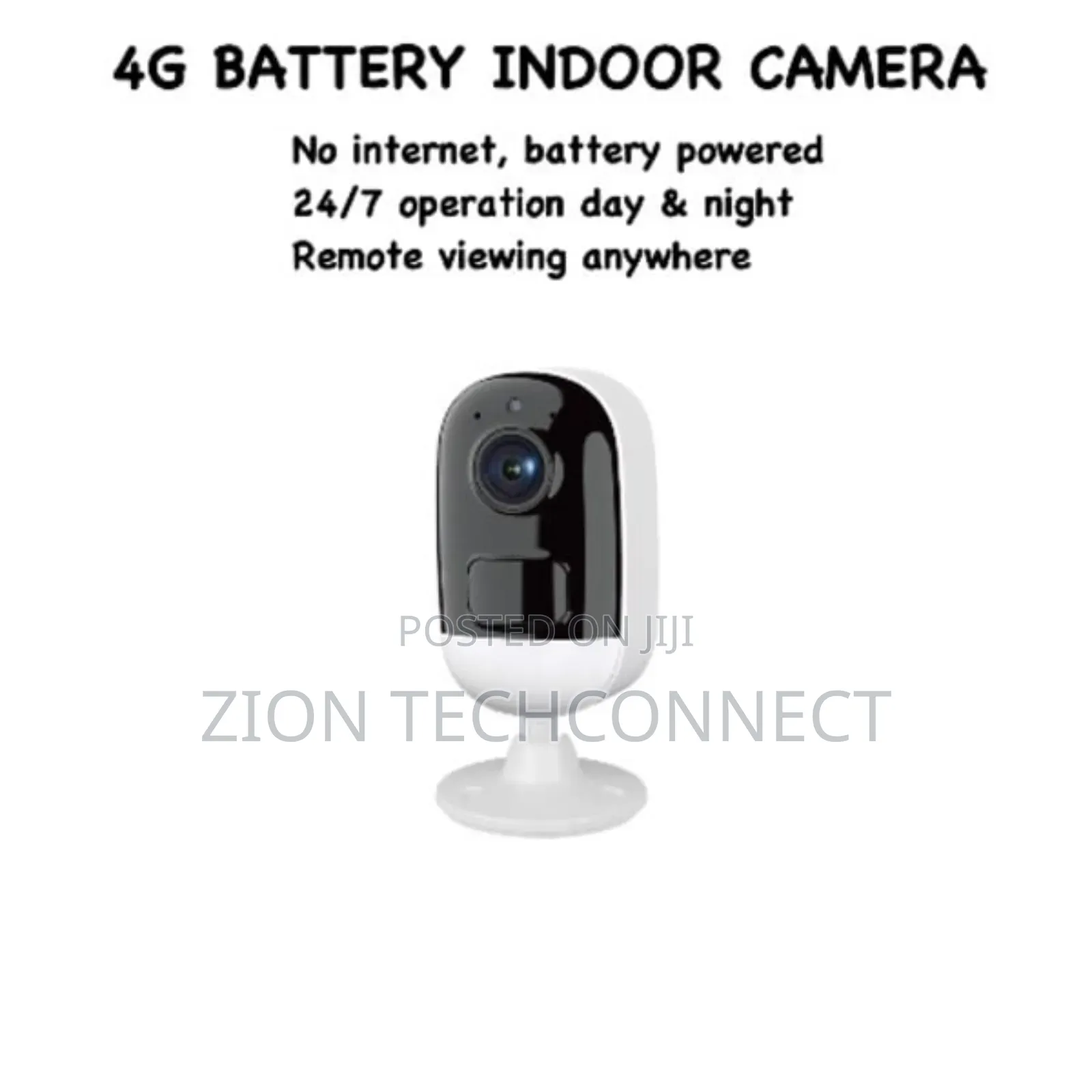 Indoor 4G Battery/Solar Security and Surveillance Camera