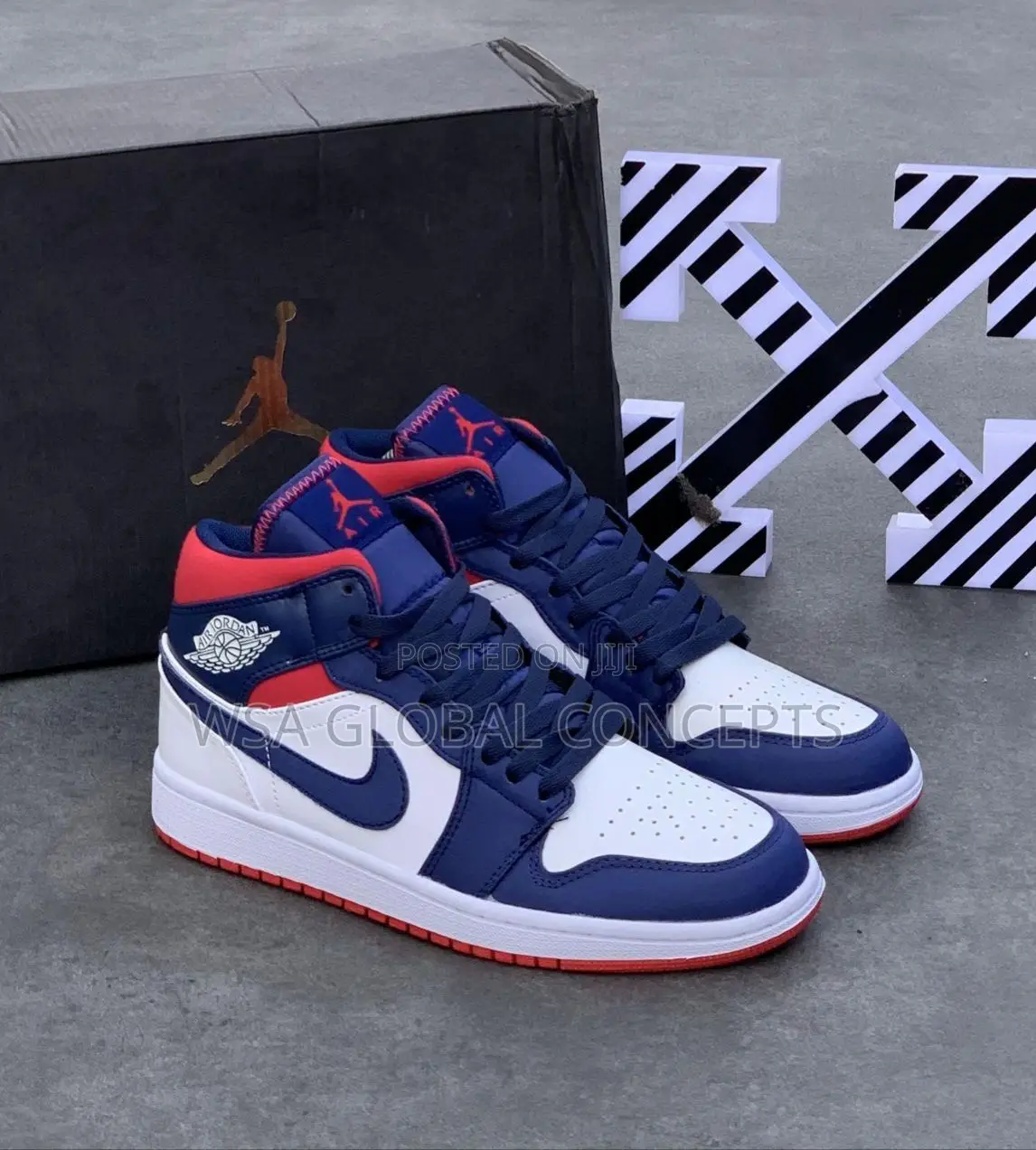 Jordan 1 Mid USA Sneakers