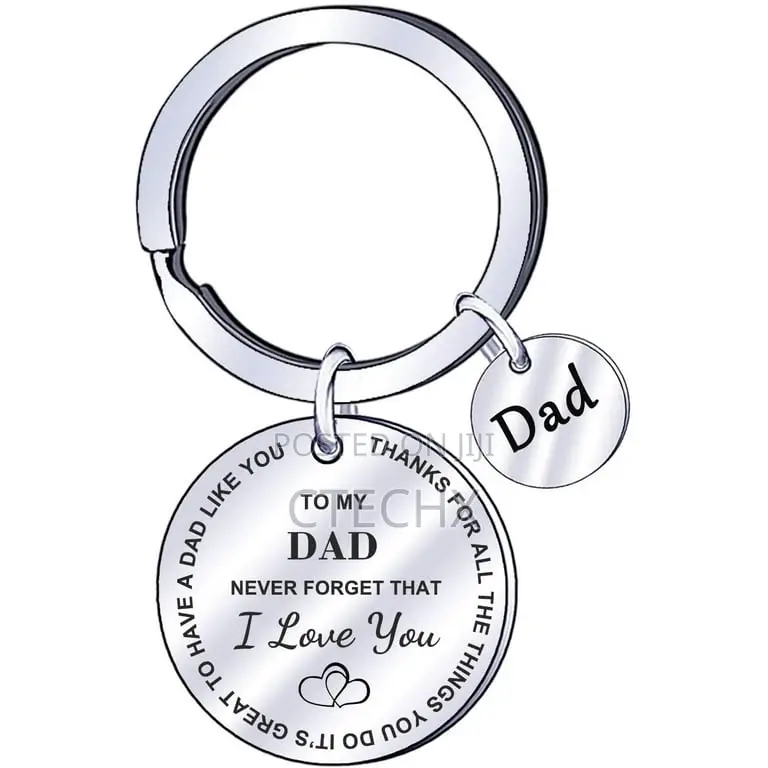 Dad Keyring Keychain Gift From Daughter Son .