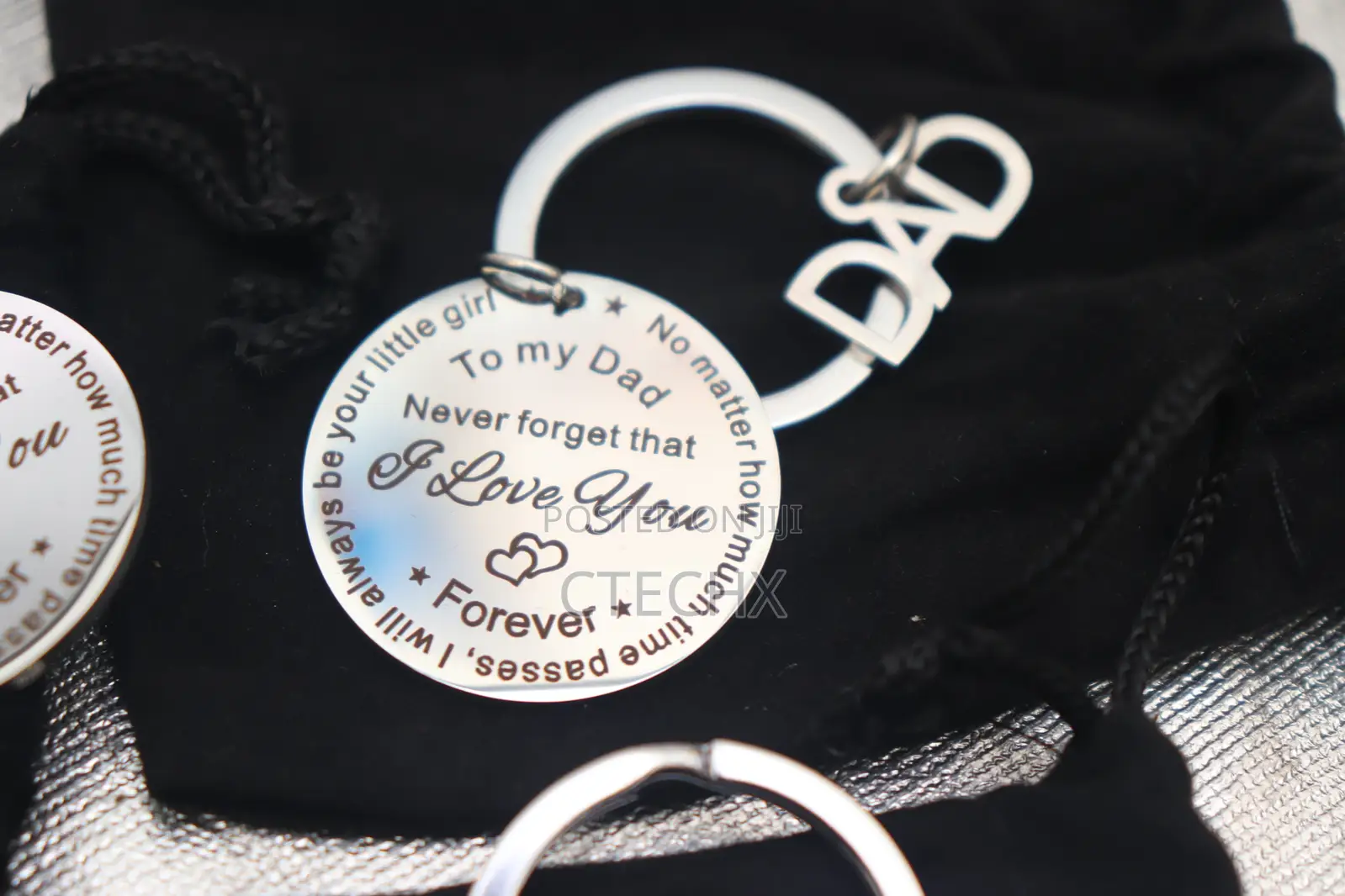 Dad Keyring Keychain Gift From Daughter Son .