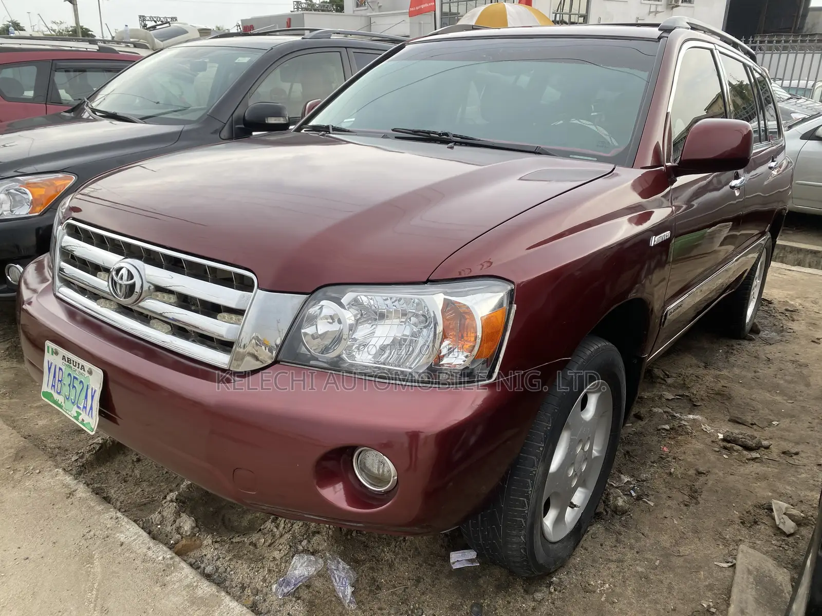 Toyota Highlander 2004 Red