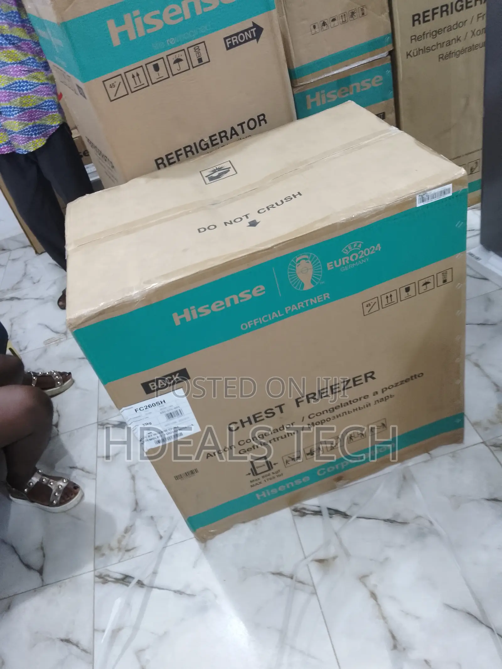 Strong Freezing and Retention HISENSE DEEP FREEZER - 198 L