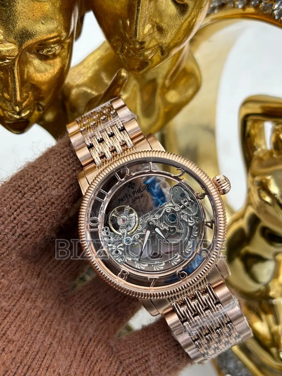Original PATEK PHILIPPE Mechanical Gold Chain Watch in Store
