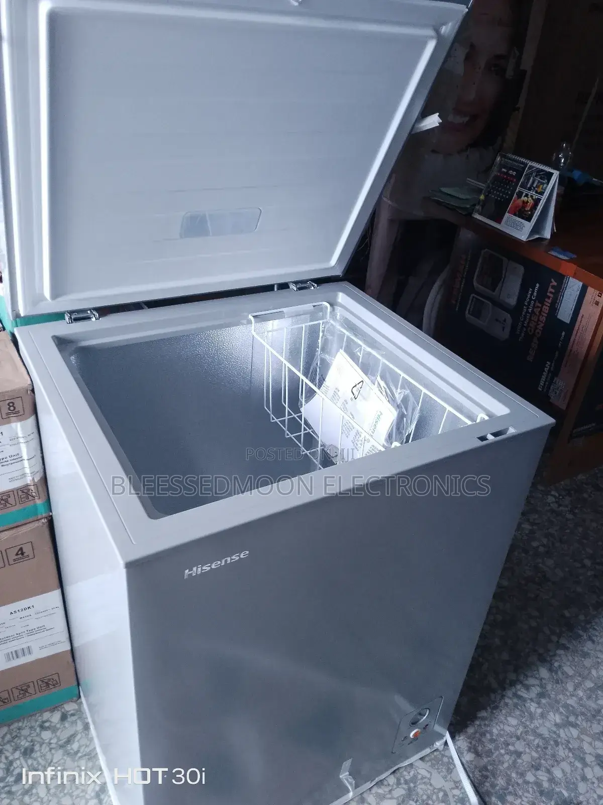 Hisense Inverter Freezer 3 Fit 3 Years Warranty