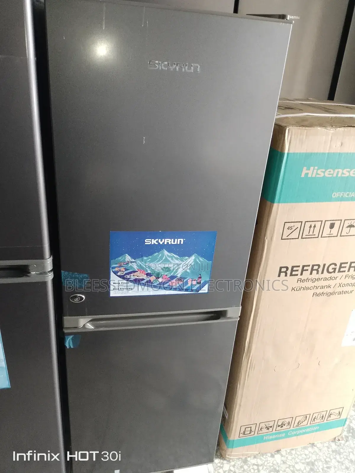 Skyrun 50 Percent INVERTER Standing Fridge Big Freezer