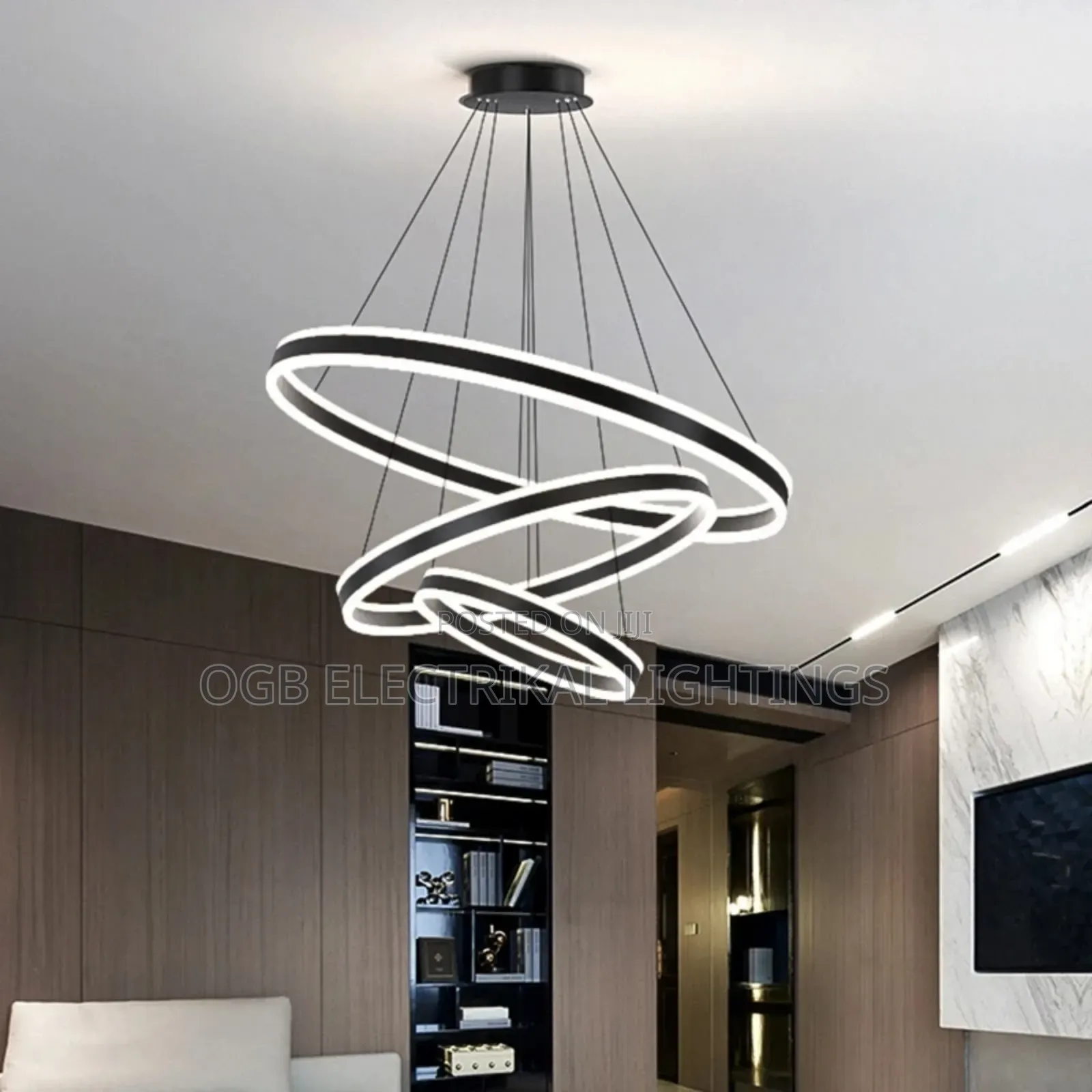 Modern Led Rings Pendant Lamp