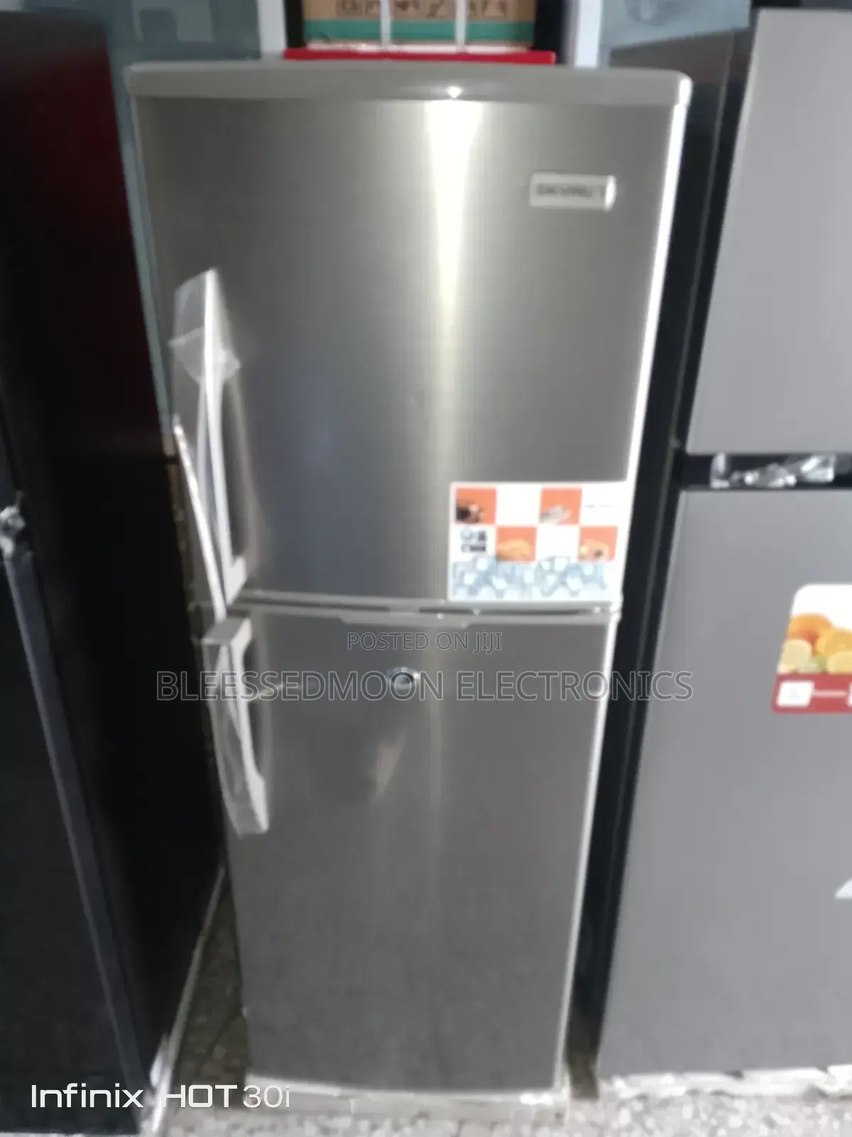 Skyrun Low Voltage Standing Fridge Double Door 3 Years W
