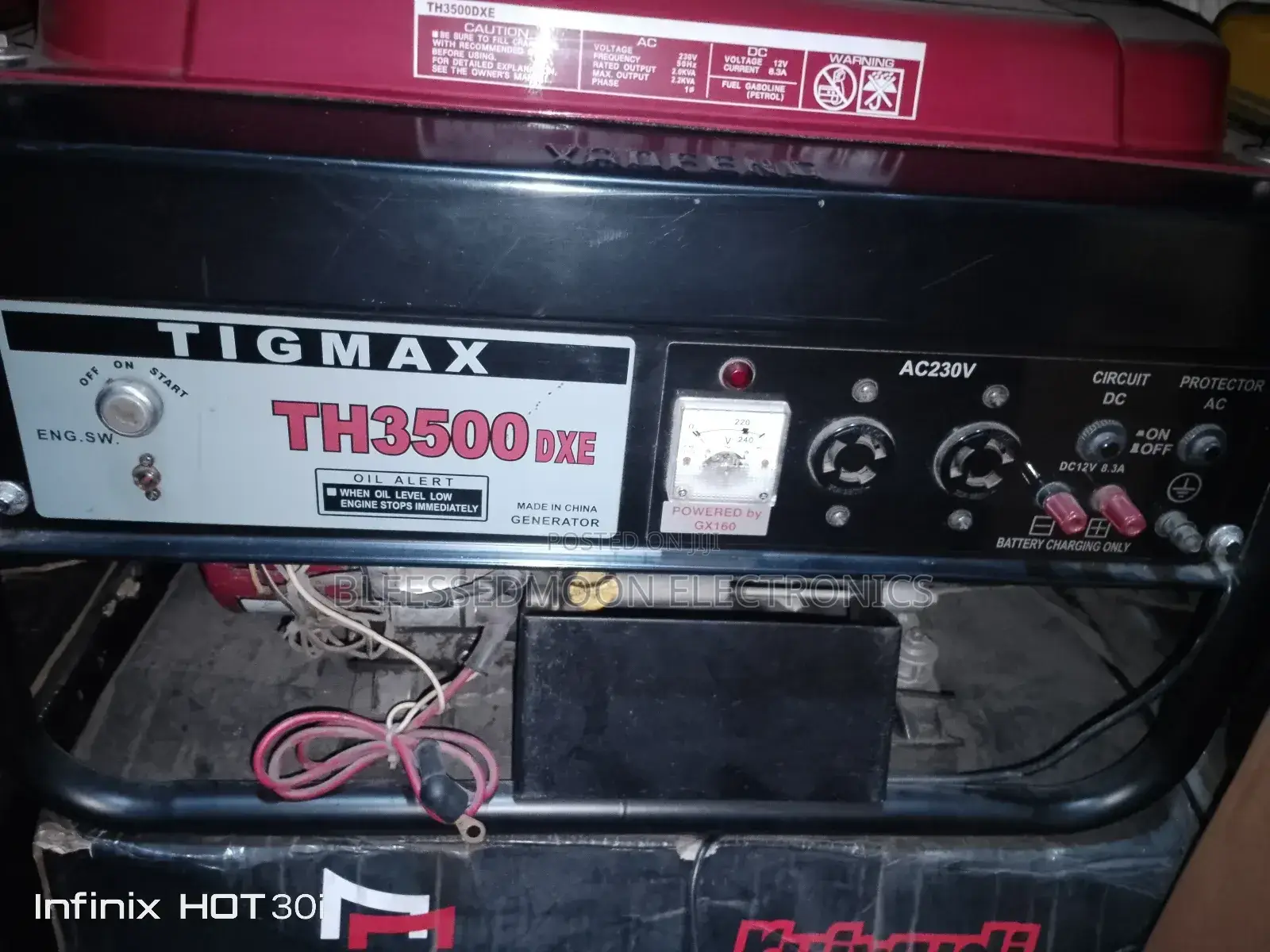 Tigmax Constant Japan Cooper Coil Generator 4kva 3 Years W