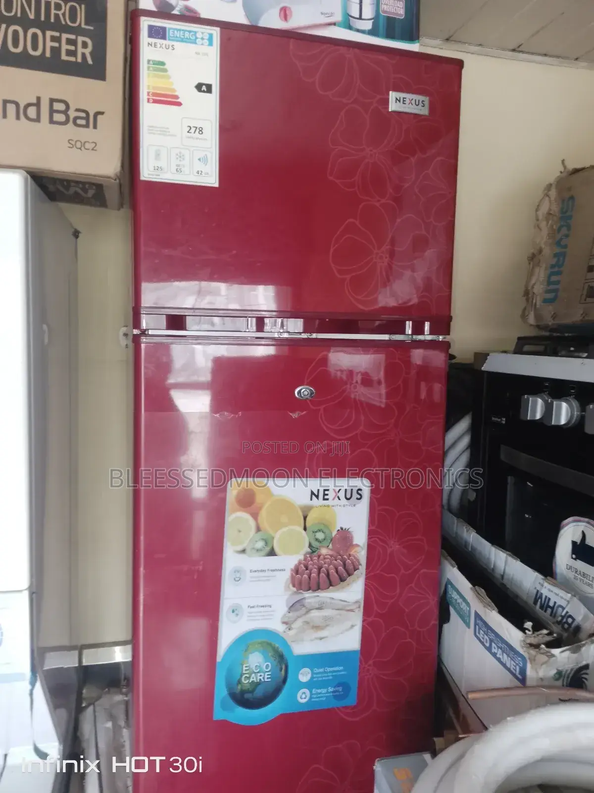 Nexus Inverter Standing Fridge Double Door 3 Years Warranty