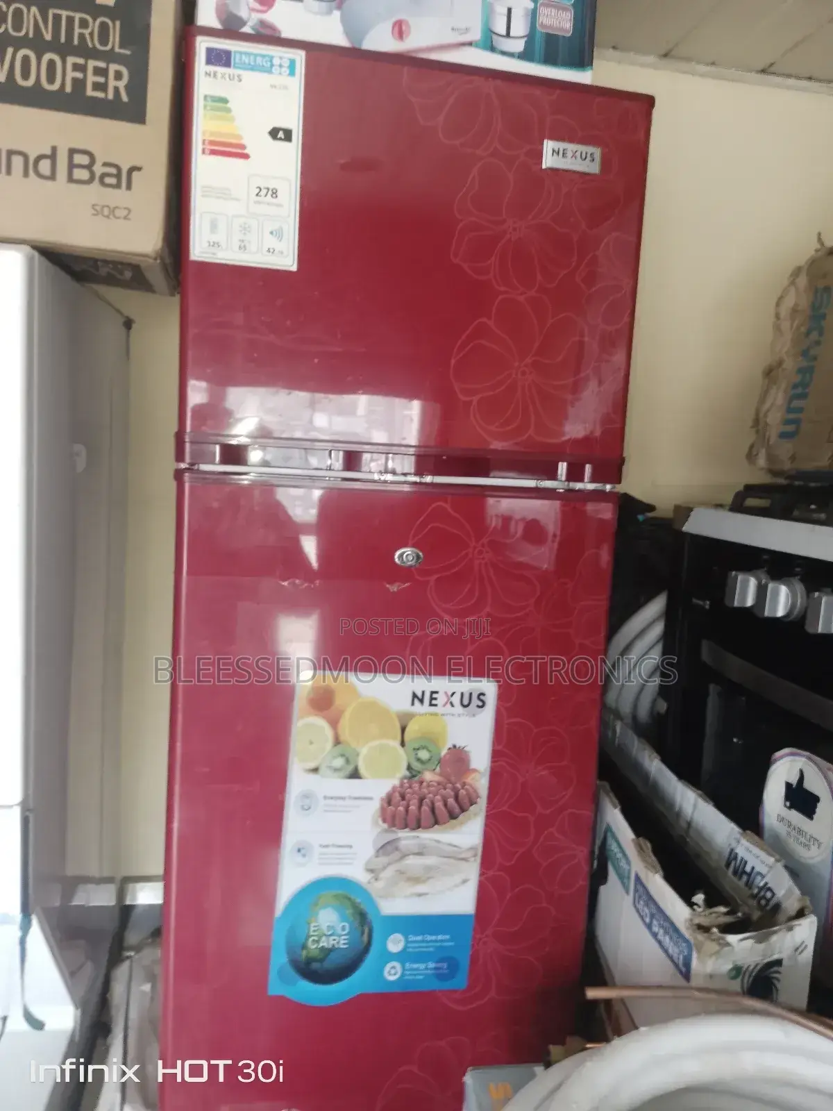 Nexus Inverter Standing Fridge Double Door 3 Years Warranty