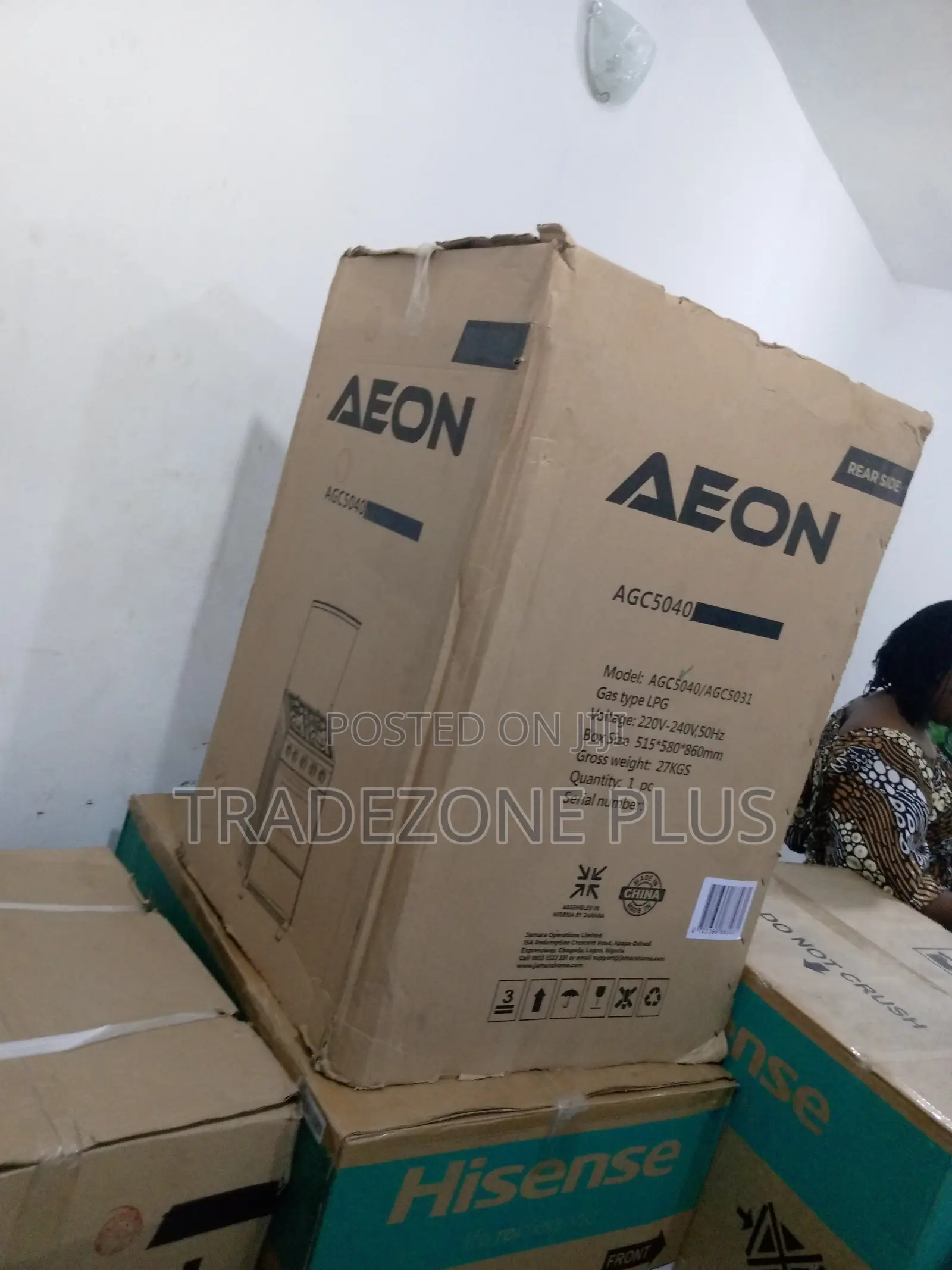 Quality Aeon Agc5040 Gas Cooker4 Burner