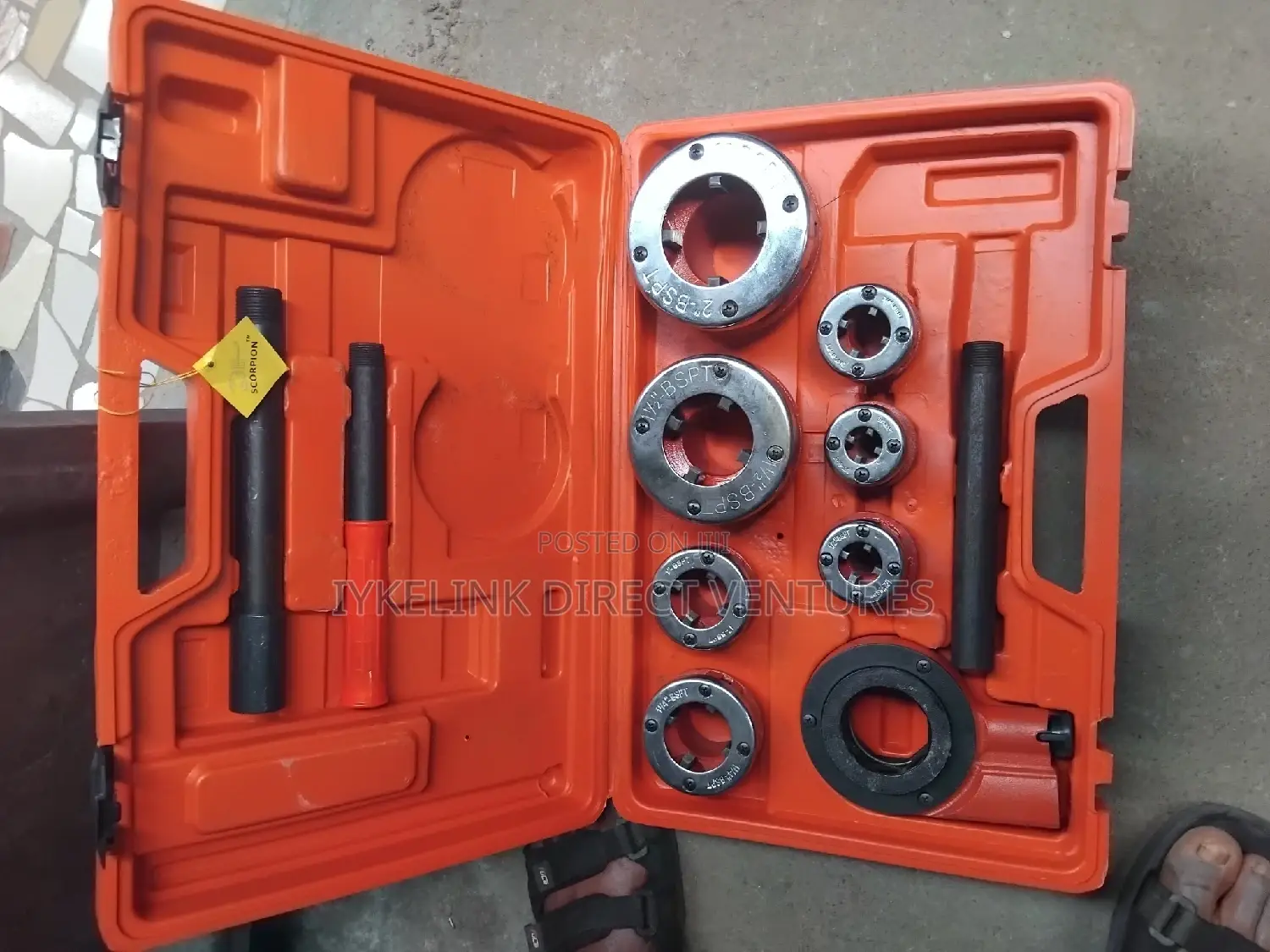 2" Rachet Thread Die Set 1/2 to 2"