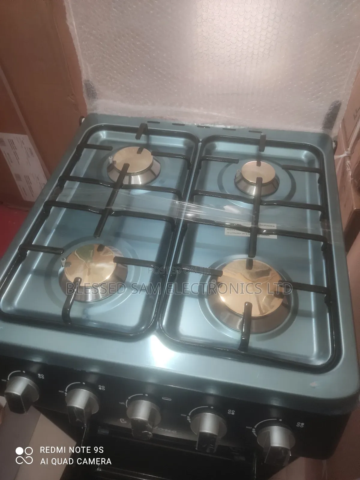 Original >Binatone Automatic Gas Cooker 4 Burner With Oven