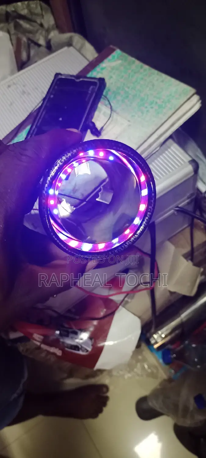 Car Exhaust Muffler Universal With Led Colours