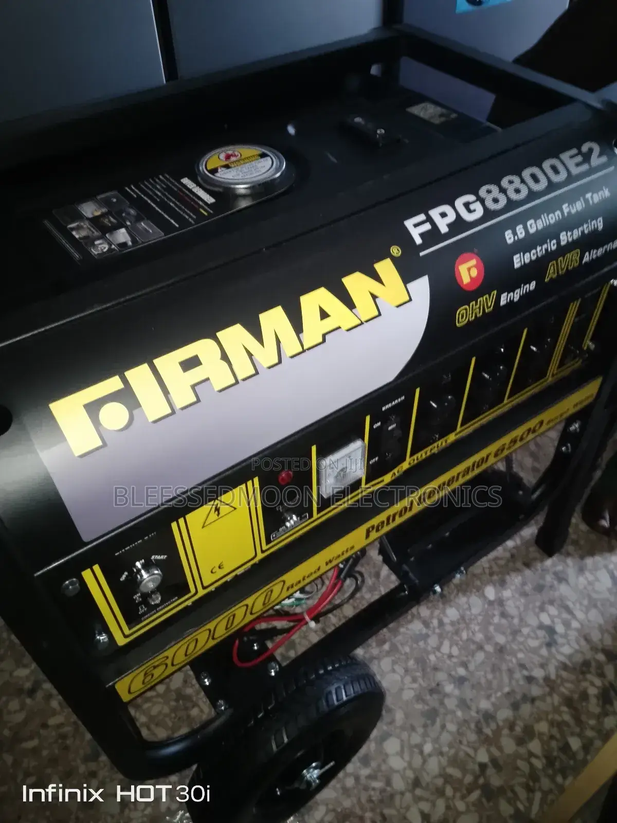 Firman Cooper Coil Generator 9.5kva 3 Yrs Garranty
