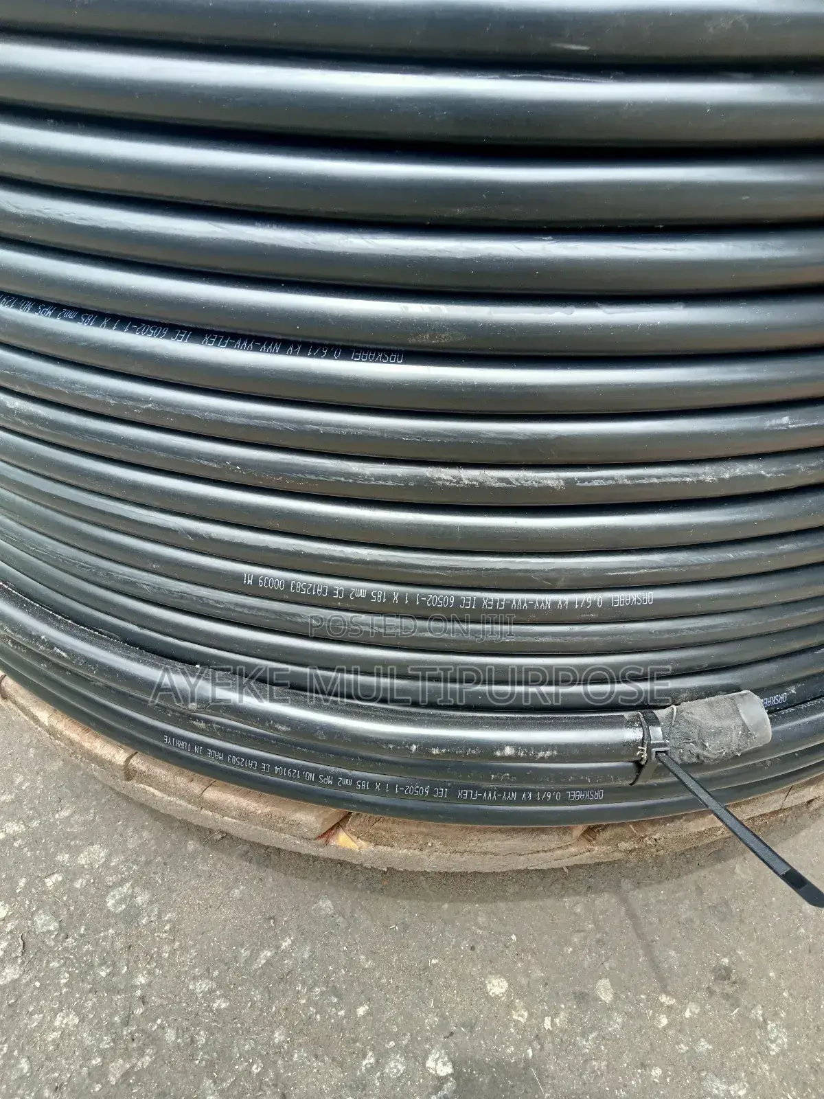 Pure Copper 185mm Single Cu Power PVC PVC Cable