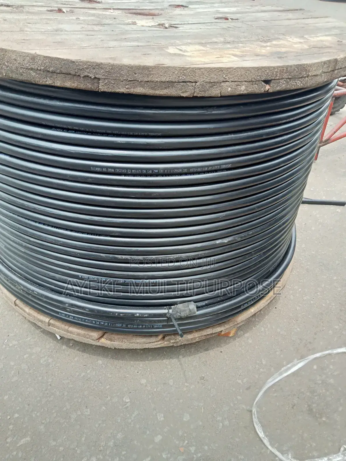Pure Copper 185mm Single Cu Power PVC PVC Cable