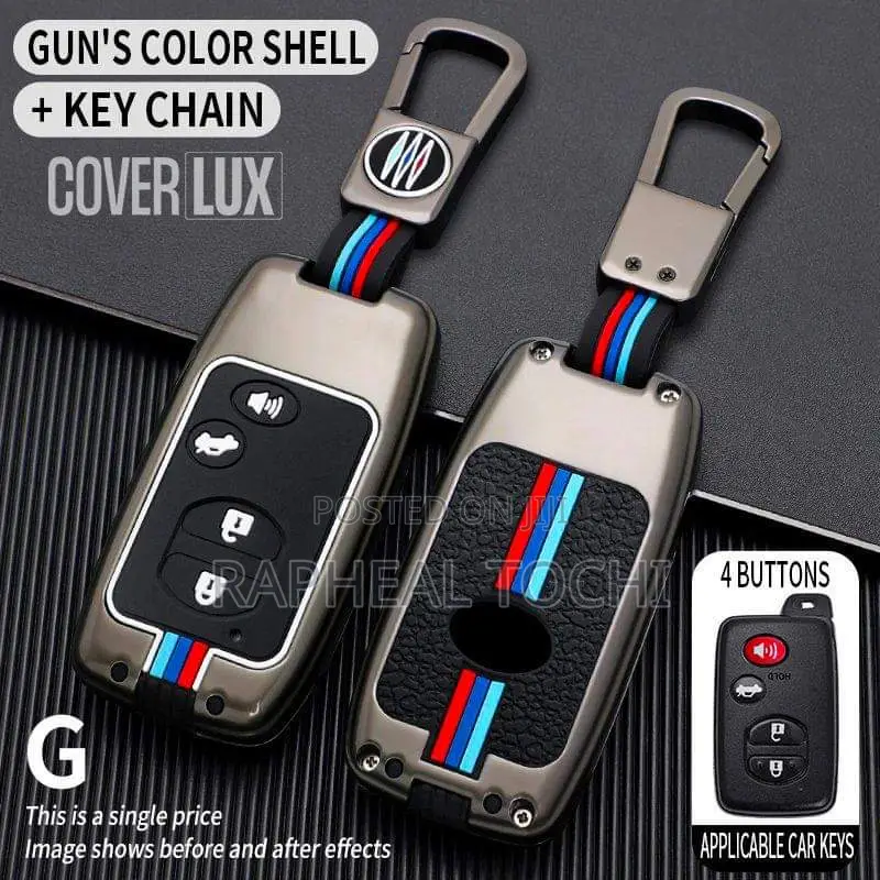 Car Key Case Metallic Cover