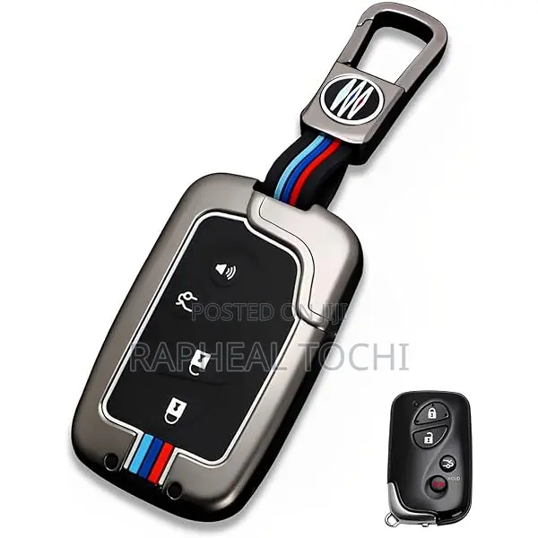 Car Key Case Metallic Cover