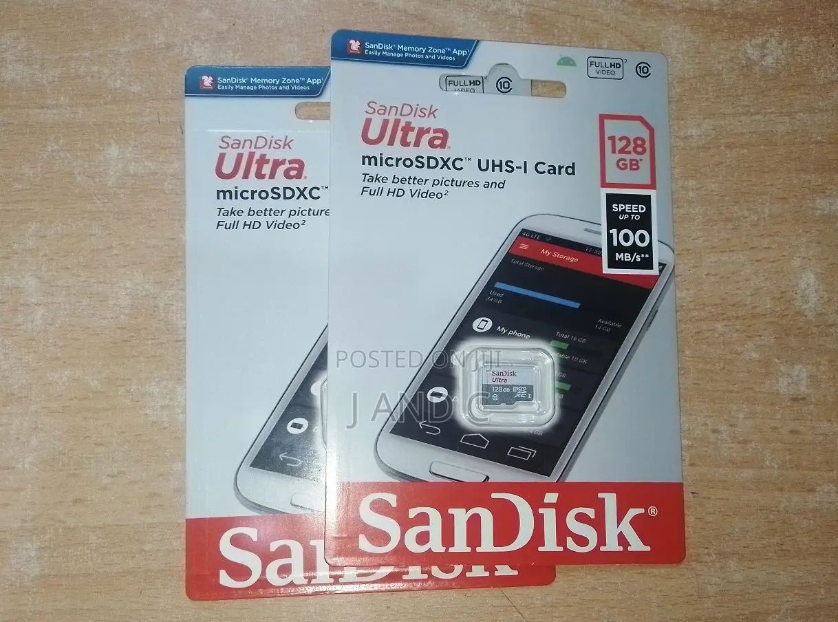 128gb Sandisk Micro Sd Memory Card