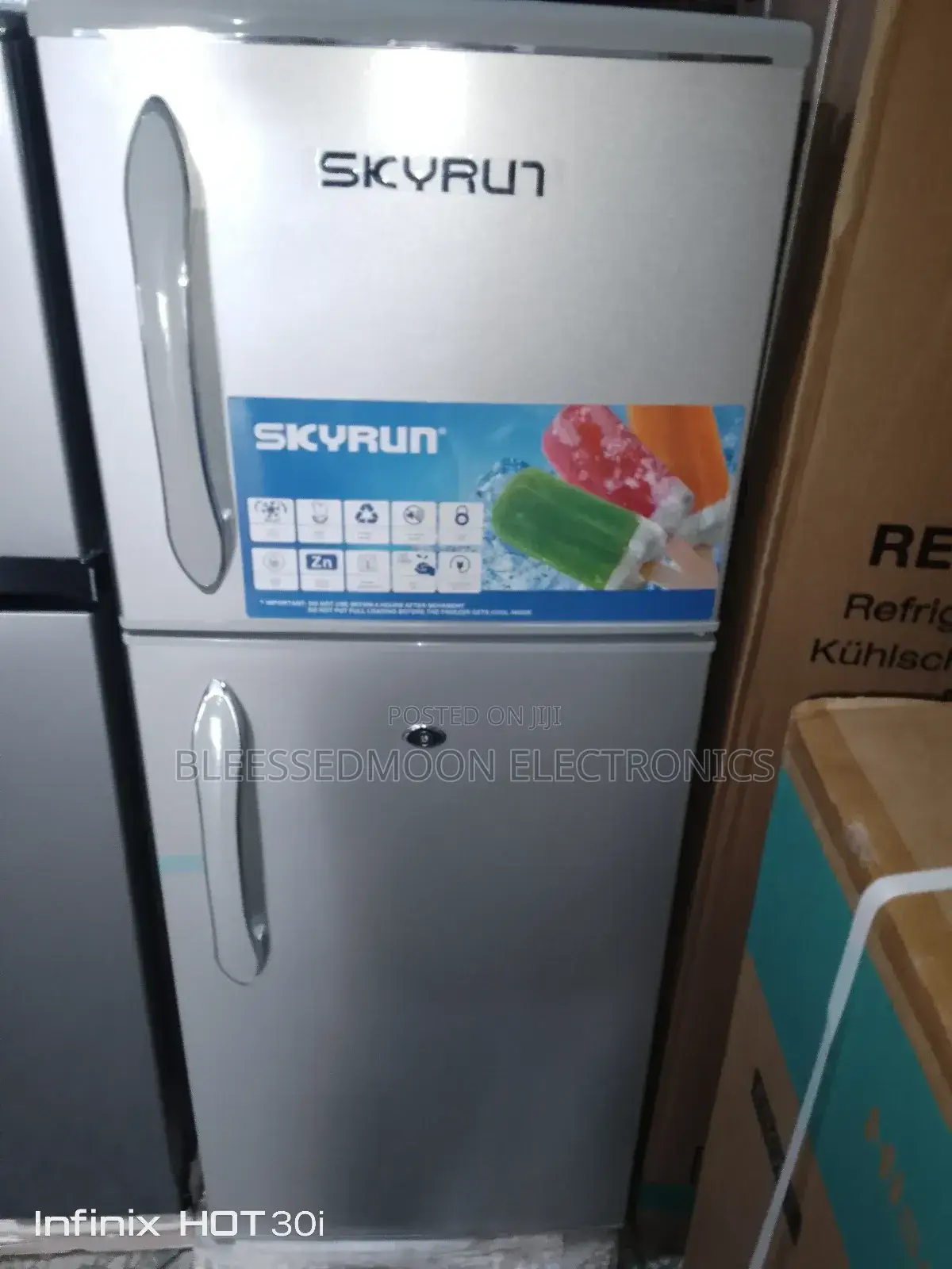 Skyrun Low Voltage Standing Fridge 3 Years Garranty