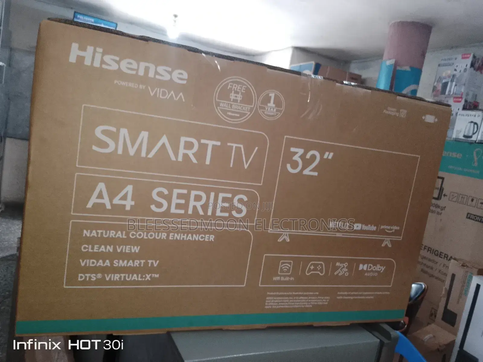 Hisense Smart Television 32in Frameless Body Built in Surge