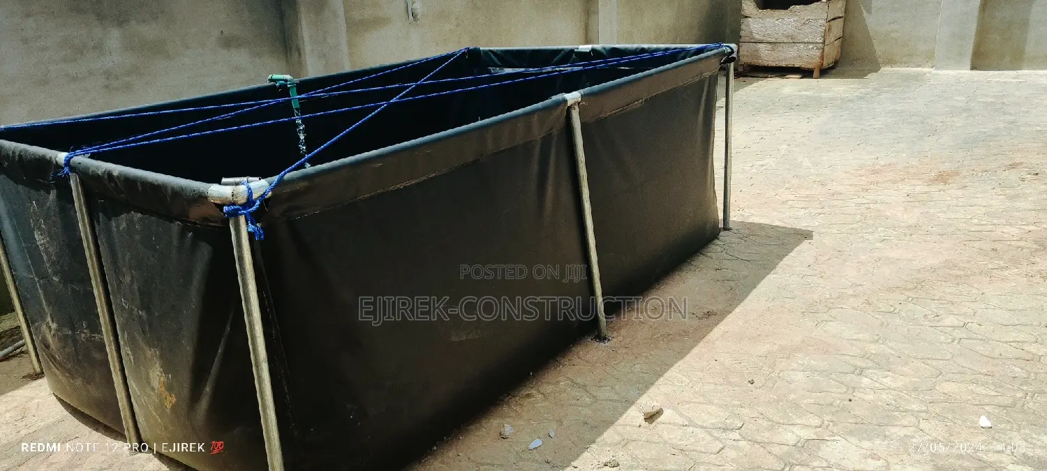 Complete Set Mobile Tarpaulin Fish Pond