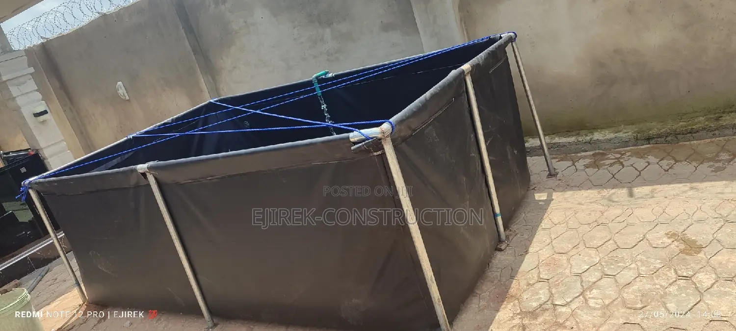 Complete Set Mobile Tarpaulin Fish Pond