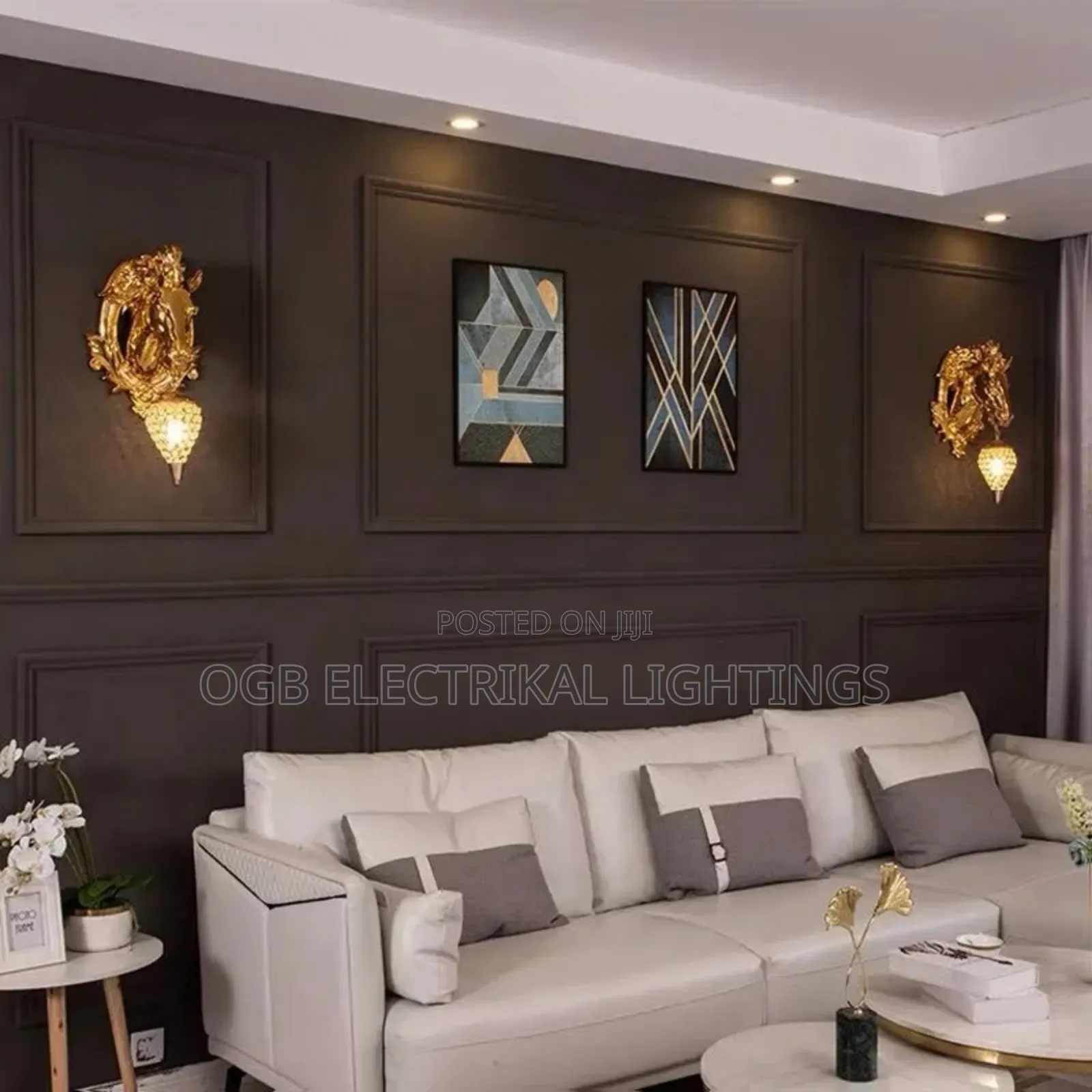 Electroplated Horse Head Wall Lamp