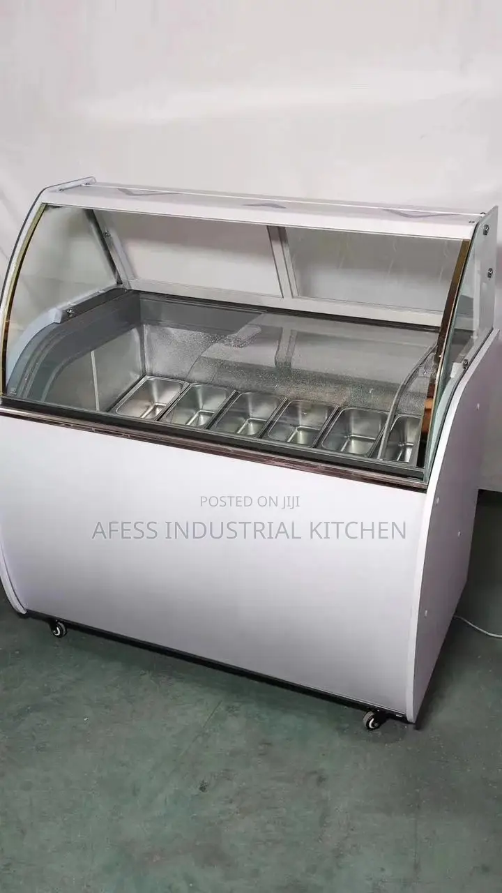 White Ice Cream Chiller 4ft