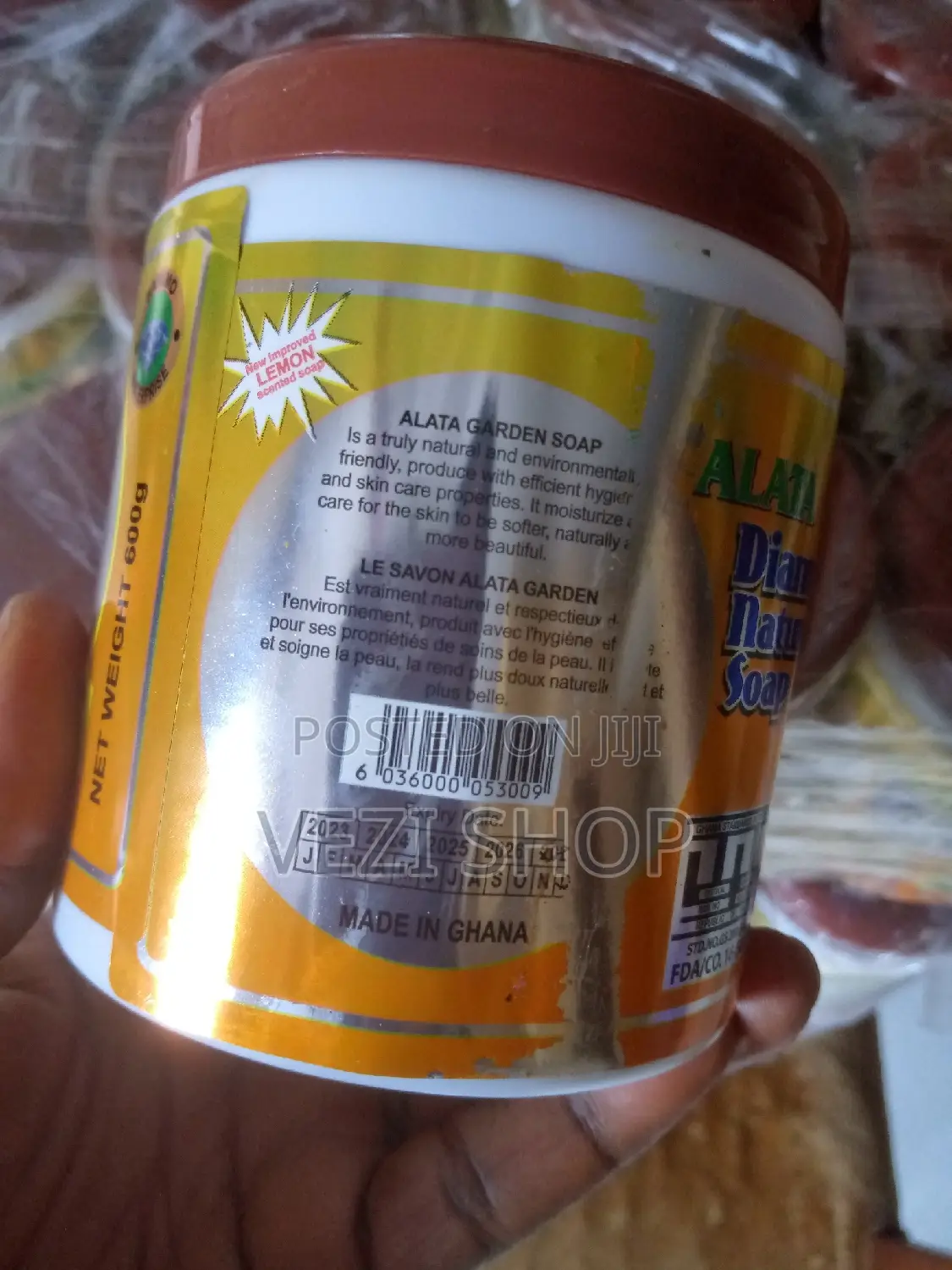 Authentic Ghana Alata Garden Diamond Natural Soap