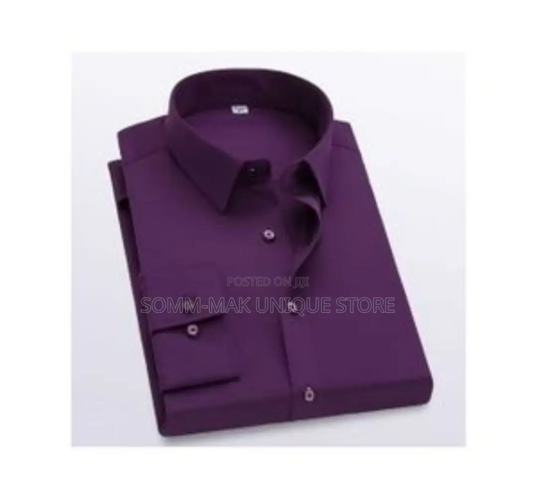 Men Top-Notch Corporate Quality Office Plain Shirt