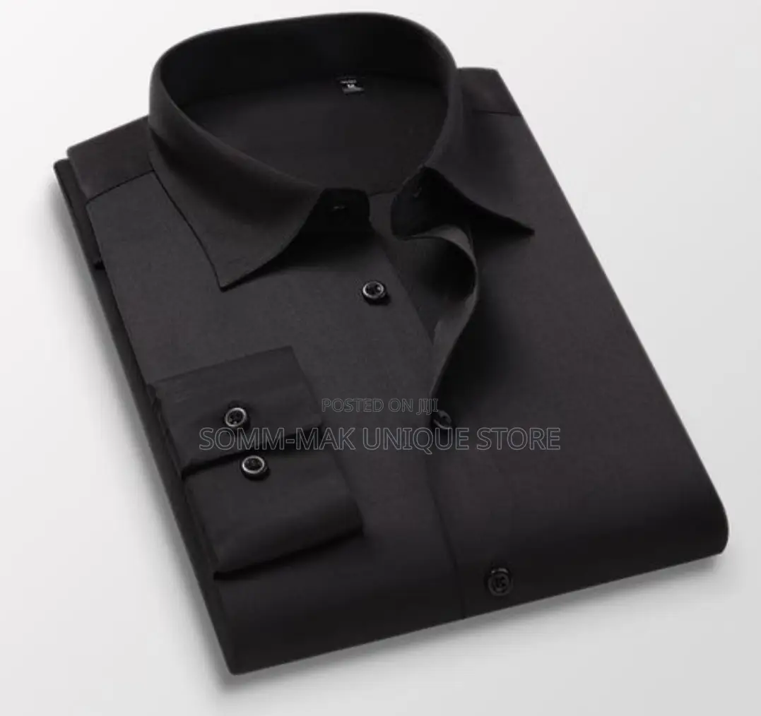 Men Top-Notch Corporate Quality Office Plain Shirt