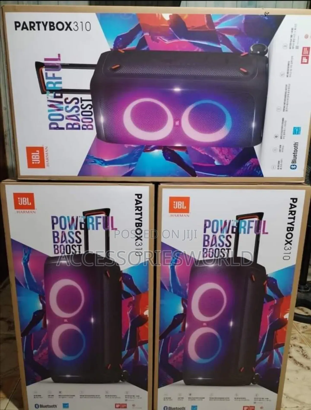 JBL Partybox 310 Portable Bluetooth Speaker